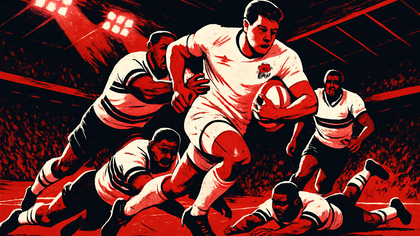 Pollock's Hat-trick Powers England's Rugby Revival