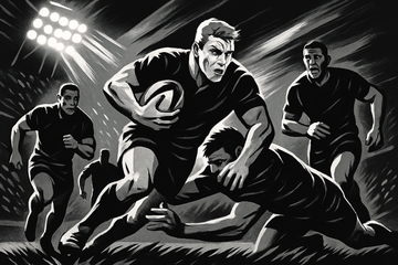 All Blacks Rookie Battles Nerves, Vomits Debut